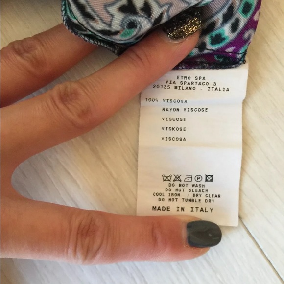 ETRO Paisley Dress- size 40 - Picture 6 of 8